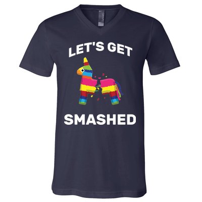 Let's Get Smashed Pinata V-Neck T-Shirt