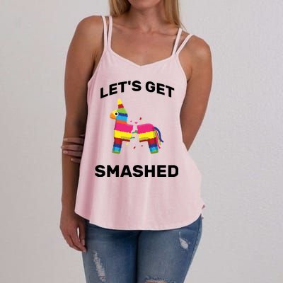 Let's Get Smashed Pinata Women's Strappy Tank