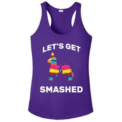 Let's Get Smashed Pinata Ladies PosiCharge Competitor Racerback Tank