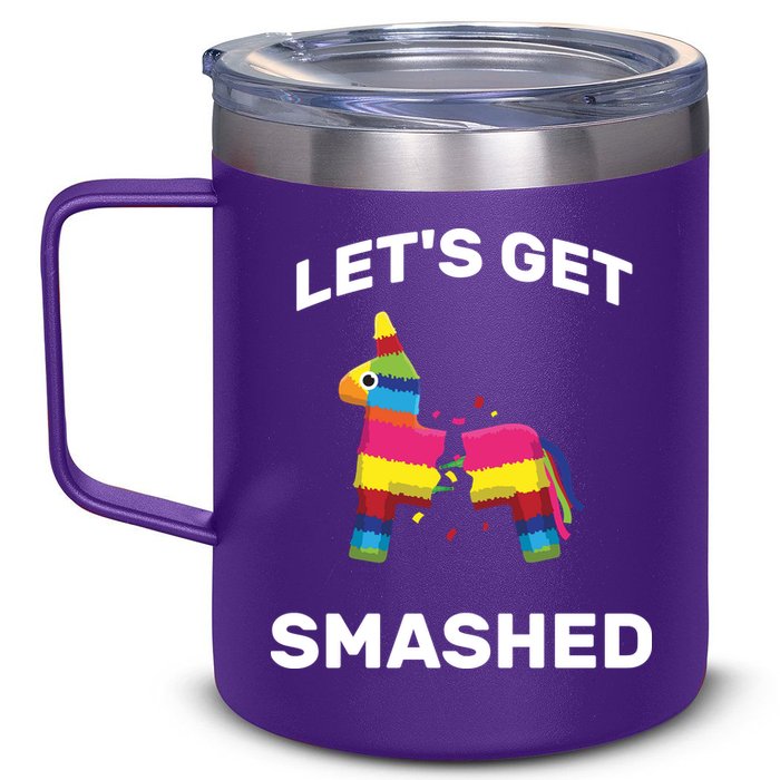 Let's Get Smashed Pinata 12oz Stainless Steel Coffee Mug