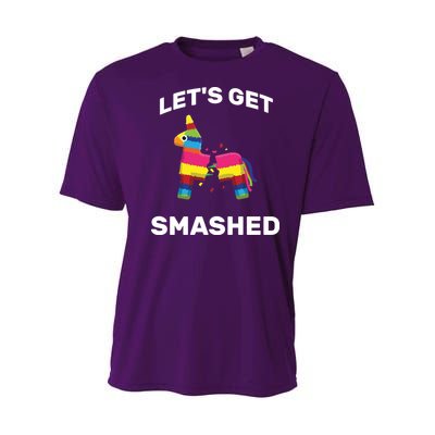 Let's Get Smashed Pinata Youth Performance Sprint T-Shirt