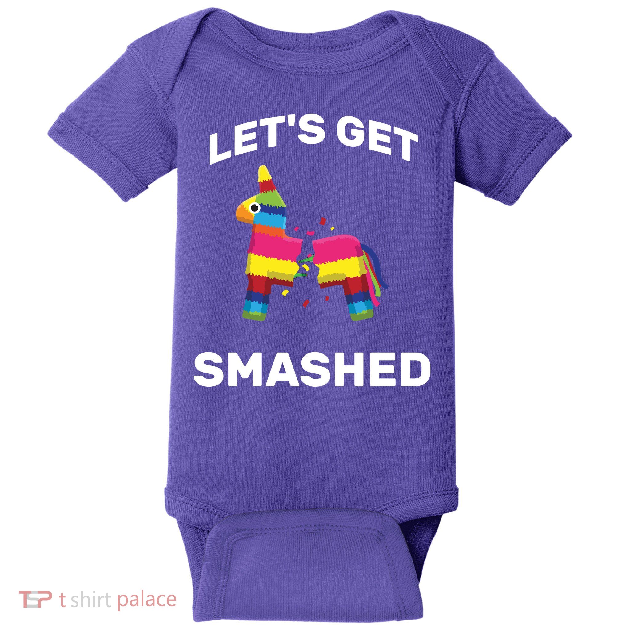 Let's Get Smashed Pinata Baby Bodysuit