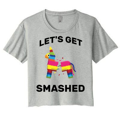 Let's Get Smashed Pinata Women's Crop Top Tee