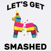 Let's Get Smashed Pinata Garment-Dyed Sweatshirt