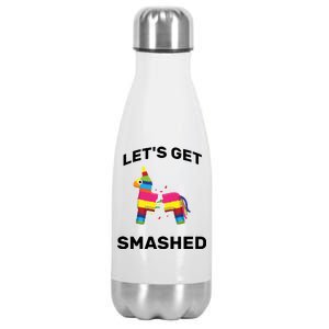 Let's Get Smashed Pinata Stainless Steel Insulated Water Bottle