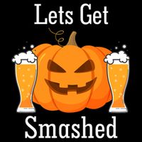 Lets Get Smashed Pumpkin Beer Halloween Party T-Shirt