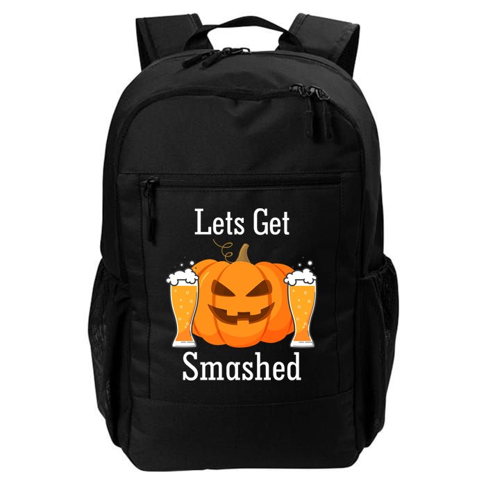 Lets Get Smashed Pumpkin Beer Halloween Party Backpack