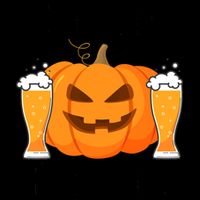 Lets Get Smashed Pumpkin Beer Halloween Party Mug