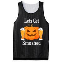Lets Get Smashed Pumpkin Beer Halloween Party Mesh Reversible Basketball Jersey Tank