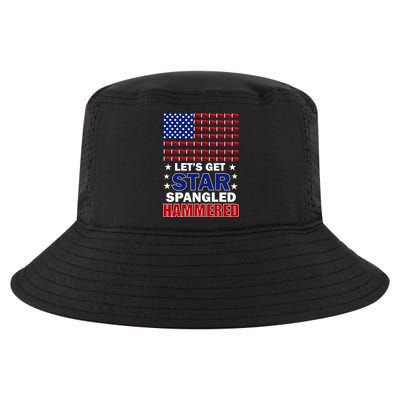 Let's Get Star Spangled Hammered Cool Comfort Performance Bucket Hat