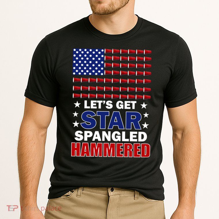 Let's Get Star Spangled Hammered Performance Shirt