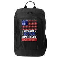 Let's Get Star Spangled Hammered City Backpack