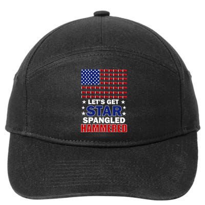 Let's Get Star Spangled Hammered 7-Panel Snapback Hat