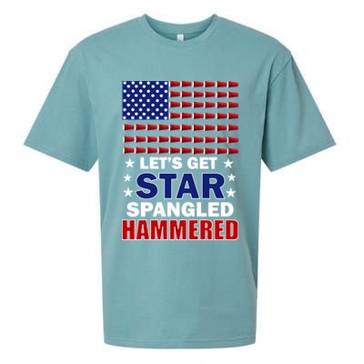 Let's Get Star Spangled Hammered Sueded Cloud Jersey T-Shirt