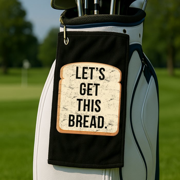 Let's Get This Bread Golf Towel
