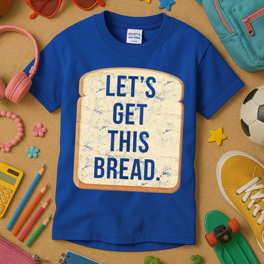 Let's Get This Bread Kids T-Shirt