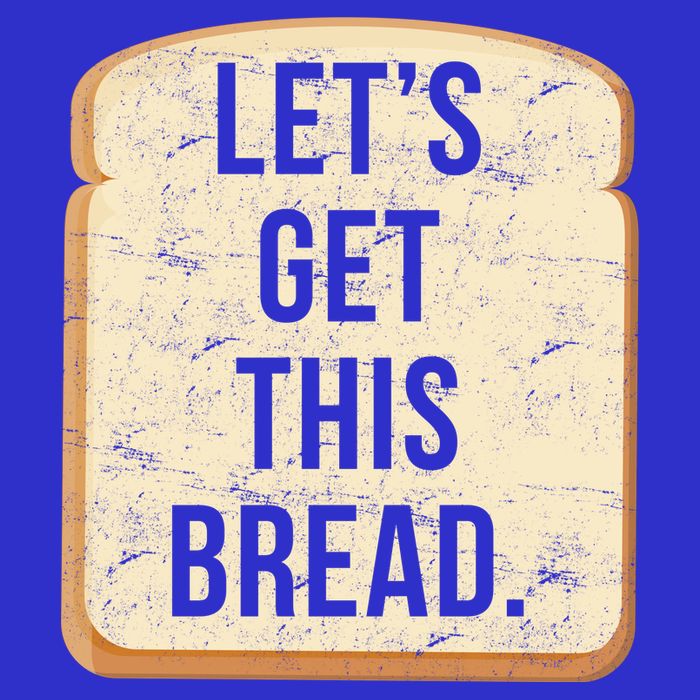Let's Get This Bread Zip Tote Bag