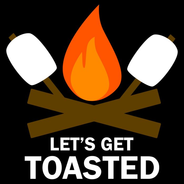 Lets Get Toasted 7-Panel Snapback Hat