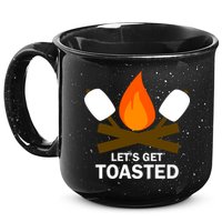 Lets Get Toasted 15oz Campfire Ceramic Mug