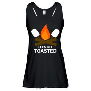 Lets Get Toasted Ladies Essential Flowy Tank