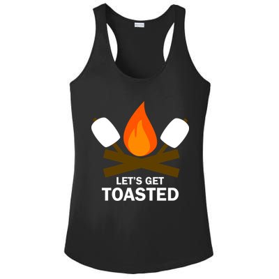 Lets Get Toasted Ladies PosiCharge Competitor Racerback Tank