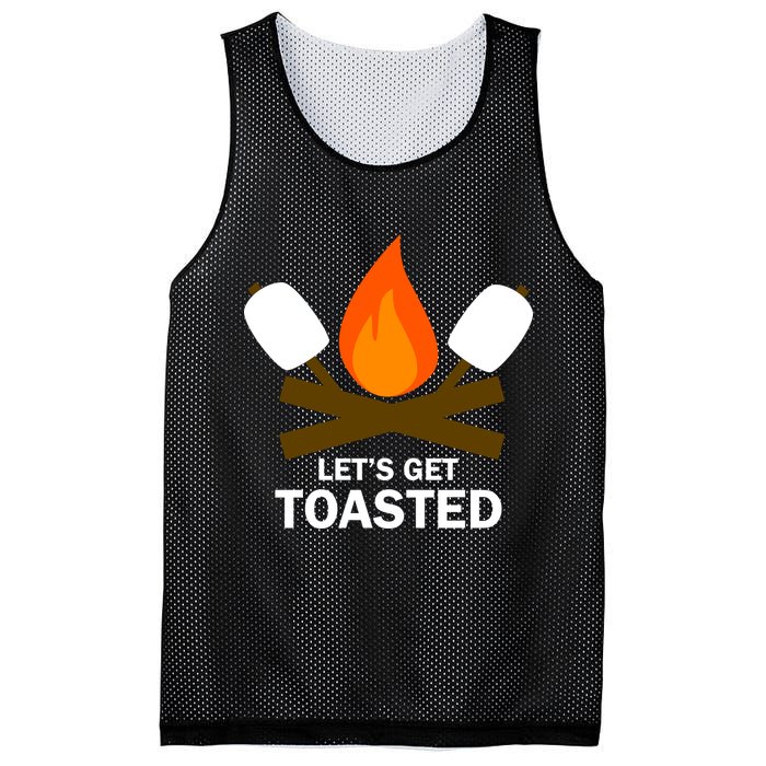 Lets Get Toasted Mesh Reversible Basketball Jersey Tank