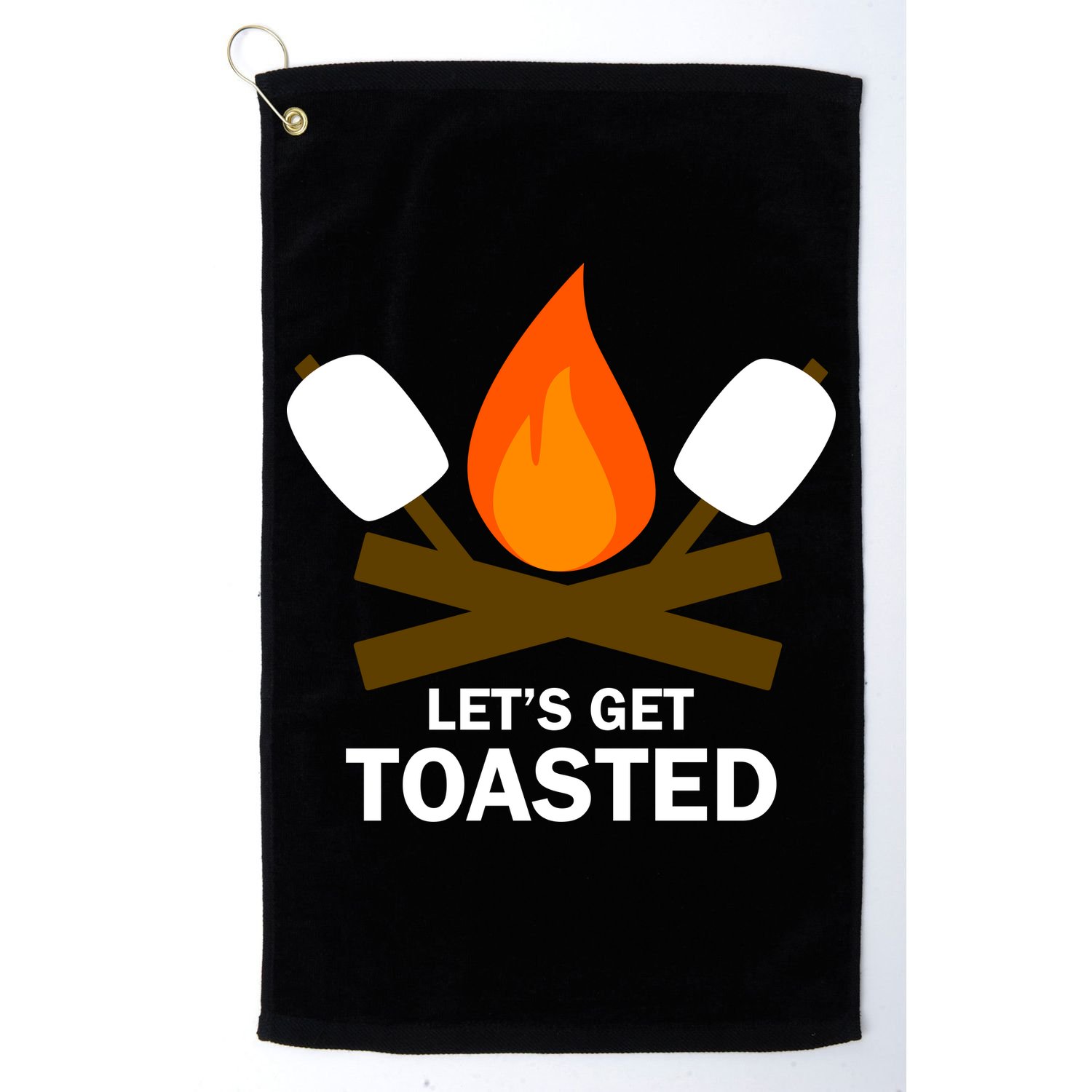 Lets Get Toasted Golf Towel