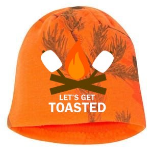 Lets Get Toasted Kati - Camo Knit Beanie