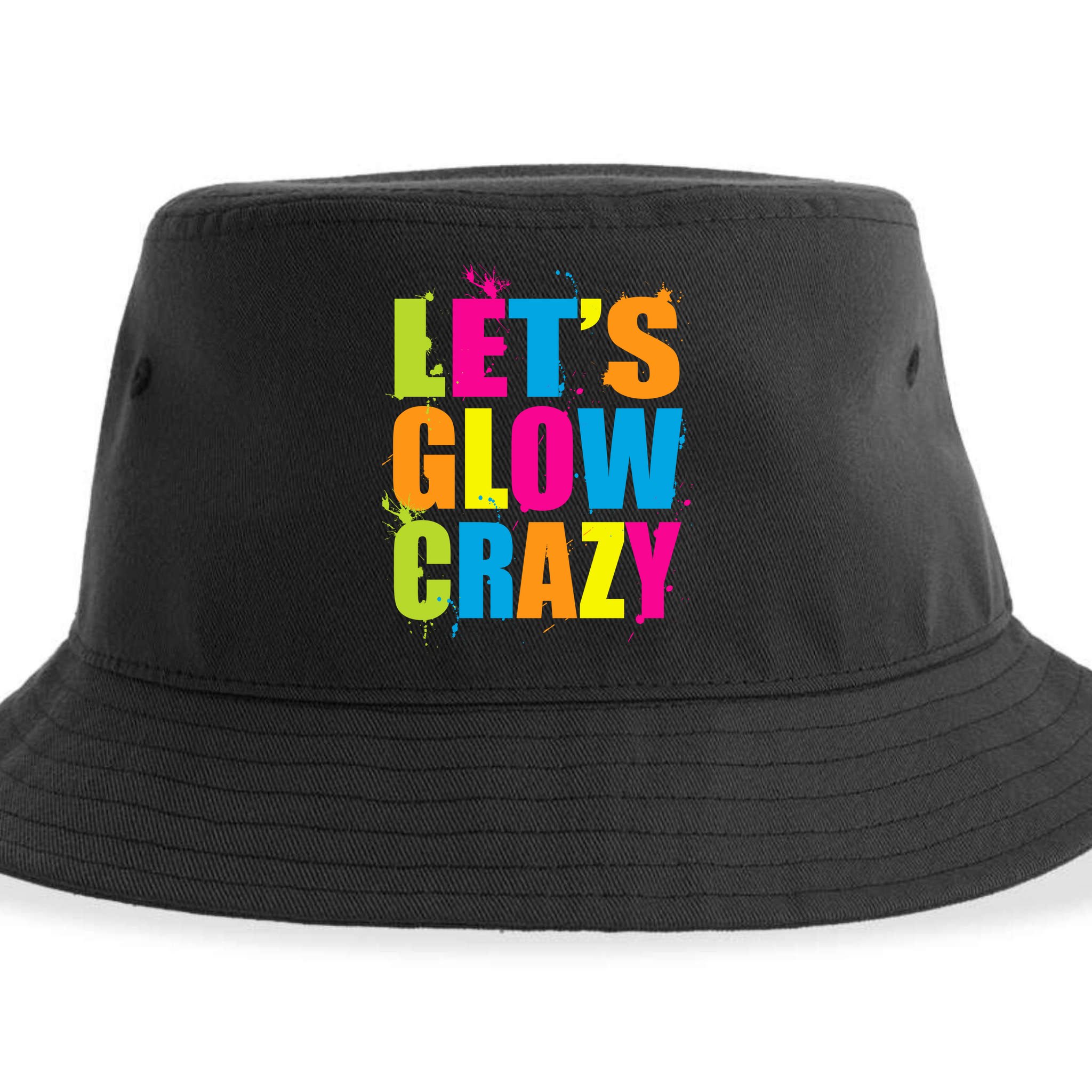 Let's Glow Crazy Sustainable Bucket Hat