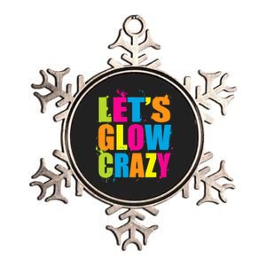 Let's Glow Crazy Metallic Star Ornament