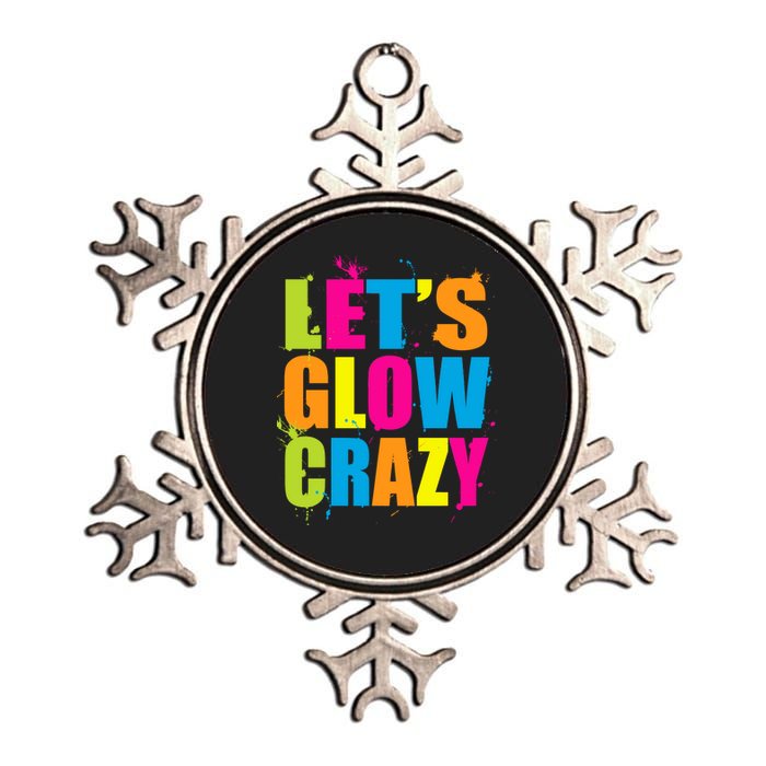 Let's Glow Crazy Metallic Star Ornament