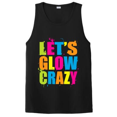 Let's Glow Crazy PosiCharge Competitor Tank