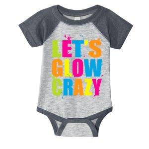 Let's Glow Crazy Infant Baby Jersey Bodysuit