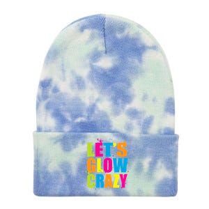 Let's Glow Crazy Tie Dye 12in Knit Beanie