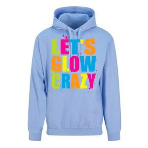 Let's Glow Crazy Unisex Surf Hoodie