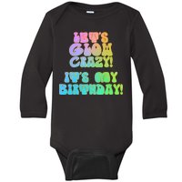 Let's Glow Crazy It's My Birthday Baby Long Sleeve Bodysuit