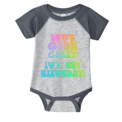 Let's Glow Crazy It's My Birthday Infant Baby Jersey Bodysuit