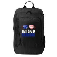 Lets Go Brandon American Flag Aviator Shades FJB Chant City Backpack