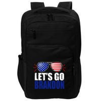 Lets Go Brandon American Flag Aviator Shades FJB Chant Impact Tech Backpack