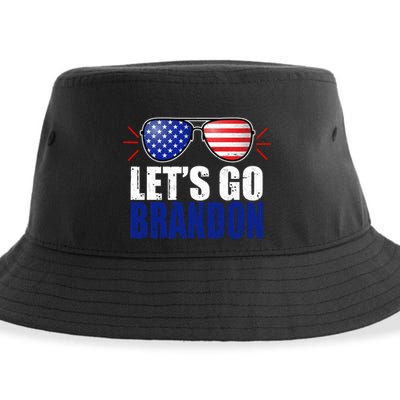 Lets Go Brandon American Flag Aviator Shades FJB Chant Sustainable Bucket Hat