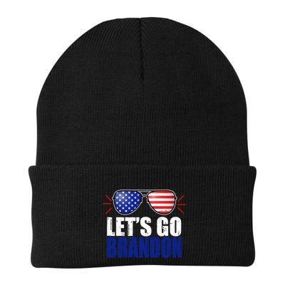 Lets Go Brandon American Flag Aviator Shades FJB Chant Beanie