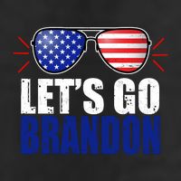 Lets Go Brandon American Flag Aviator Shades FJB Chant Golf Towel