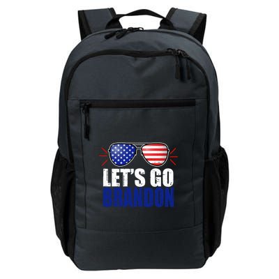 Lets Go Brandon American Flag Aviator Shades FJB Chant Backpack
