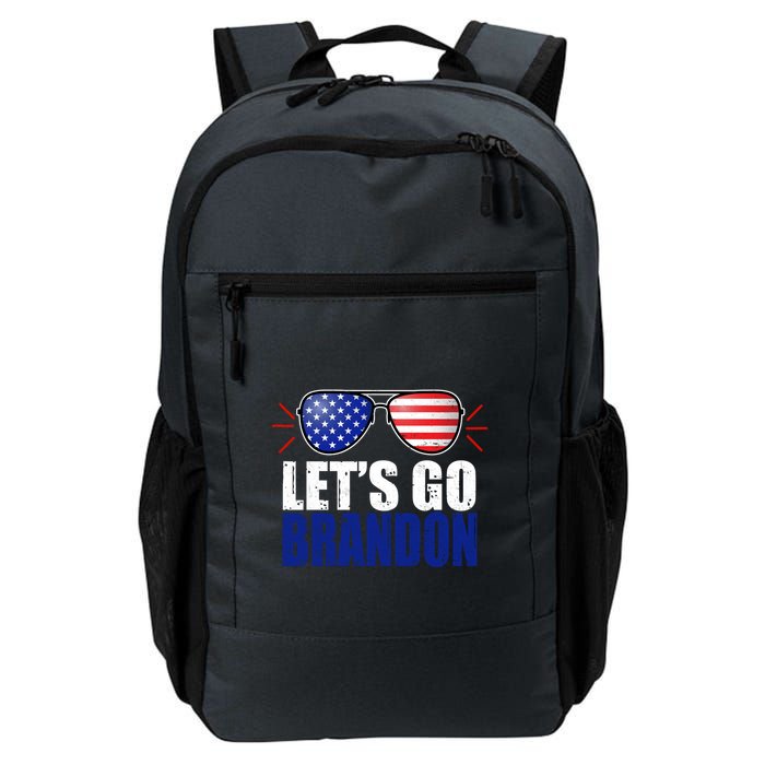 Lets Go Brandon American Flag Aviator Shades FJB Chant Backpack
