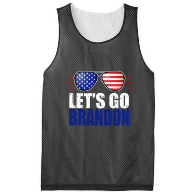 Lets Go Brandon American Flag Aviator Shades FJB Chant Mesh Reversible Basketball Jersey Tank