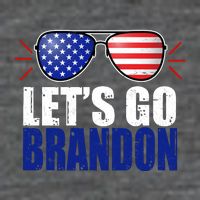 Lets Go Brandon American Flag Aviator Shades FJB Chant Wool Snapback Cap