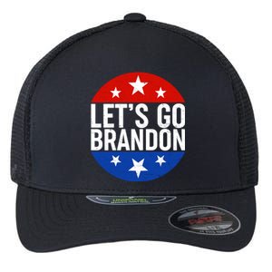 Lets Go Brandon Emblem FJB Chant Flexfit Unipanel Trucker Cap