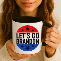 Lets Go Brandon Emblem FJB Chant Mug