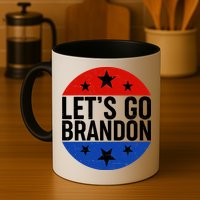 Lets Go Brandon Emblem FJB Chant Mug