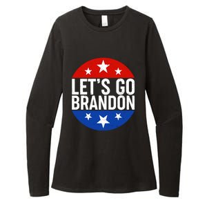 Lets Go Brandon Emblem FJB Chant Womens CVC Long Sleeve Shirt